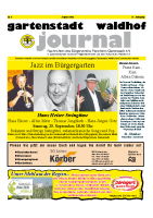 Gartenstadt Waldhof Journal 08/2011