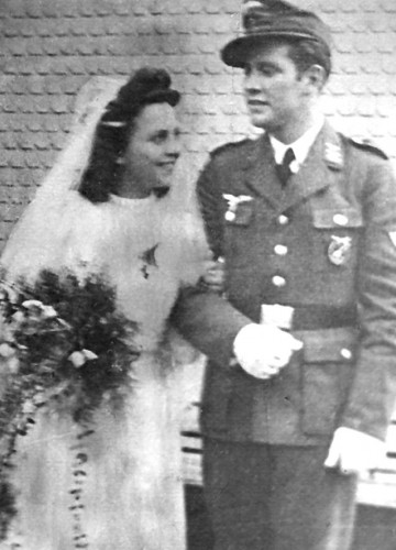 Luise und Walter Pahl bei ihrer Hochzeit